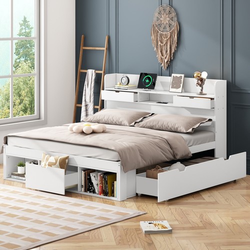Wooden bed frame - wooden,