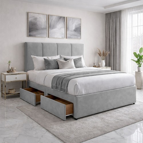 Divan bed with drawers 20 - divan, 20"