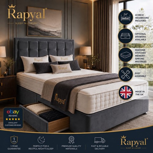 Plush divan bed set with - plush,