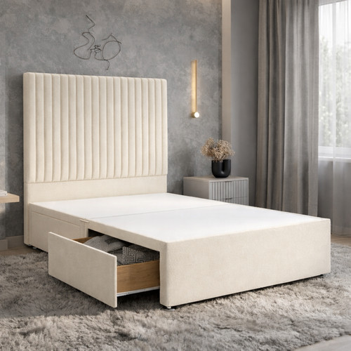 Reinforced divan bed set with - bed,