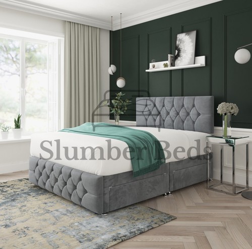 Plush divan bed set - plush, with