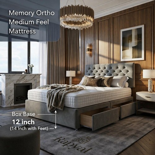 Luxury memory divan - divan, bed