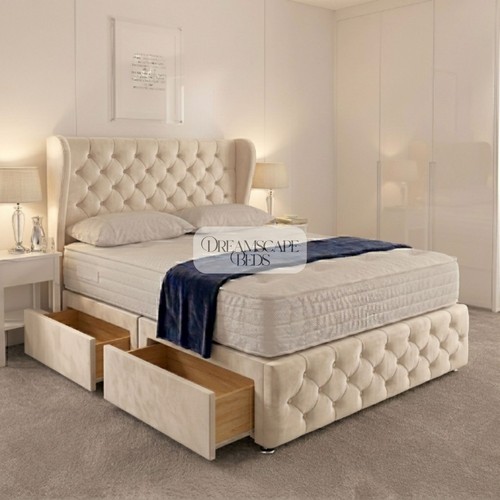 Chesterfield divan bed set - divan,