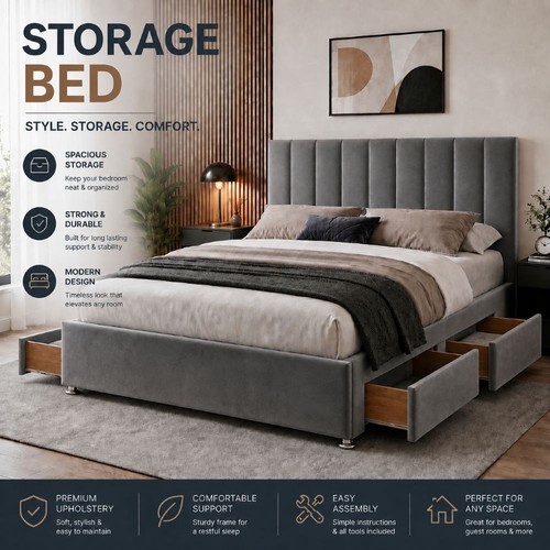Plush divan bed with memory - divan,