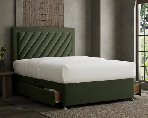 Luxury divan bed set with - luxury,