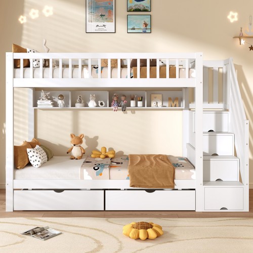 Double bunk bed 3ft single - bed,