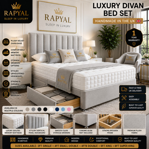 Reinforced divan bed memory - reinforced,