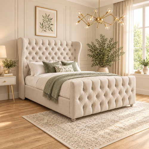 Luxury curved top upholstered - curved,