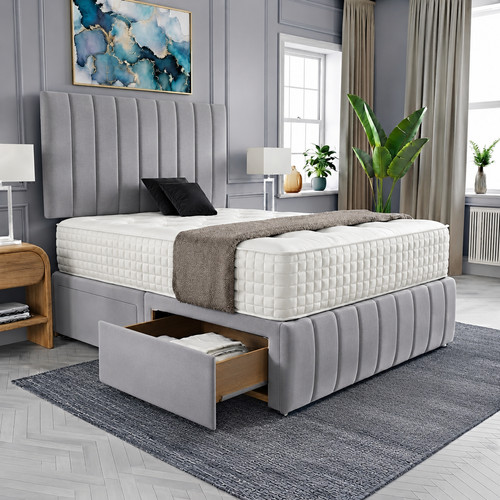 Reinforced divan bed memory - bed,