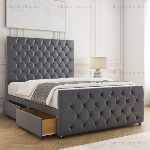 Plush velvet divan - plush,