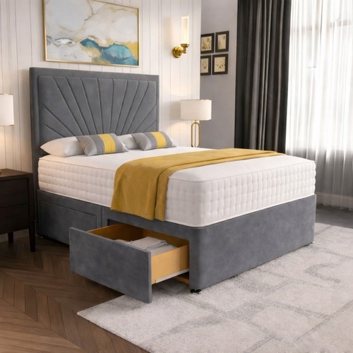 Reinforced divan bed - reinforced,