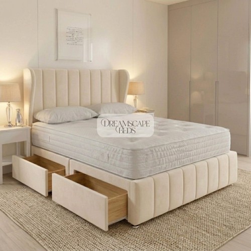 Wingpanel divan bed set - divan,