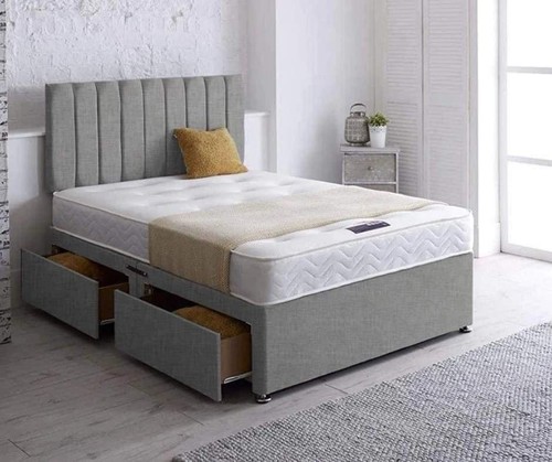 Orthopaedic divan bed - set, with