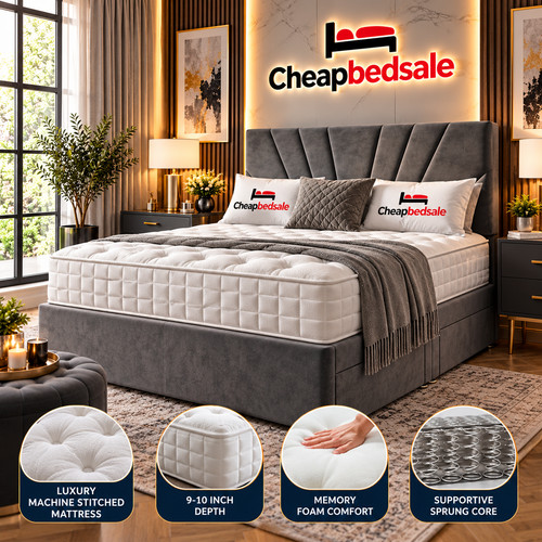 Reinforced divan bed - reinforced,