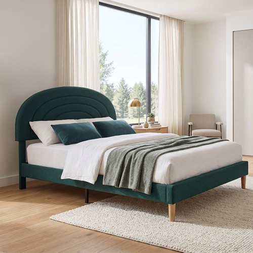 Slatted bed frame upholstered - slatted,