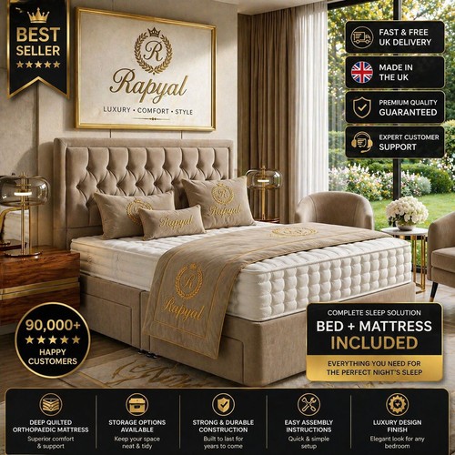 Luxury divan bed set - luxury, with